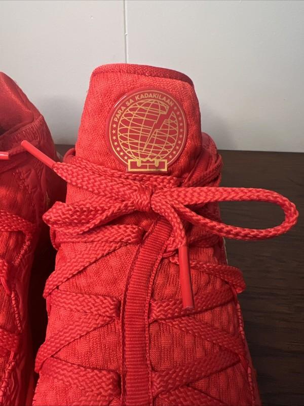 Nike LeBron 17 Low Titan Men’s Size 8.5 Red Athletic Shoes Sneakers CD5008-600