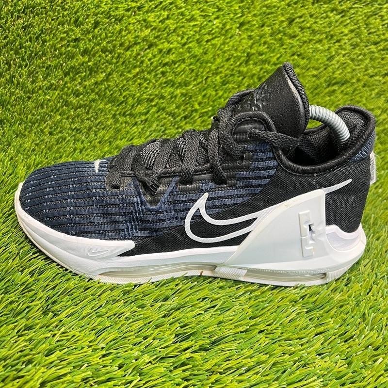 Nike LeBron Witness 6 Boys Size 6.5Y Blue Black White Basketball Shoes Sneakers