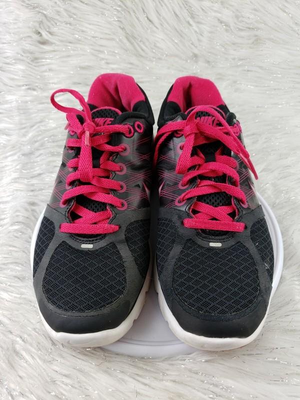 Nike 'Lunarglide 2' 414302-001 Black Pink Dynamic Support Sneakers Girls Size 5Y