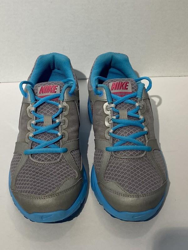 Nike Lunarlon Fever Youth 6 Turquoise Purple Gray Size 6Y