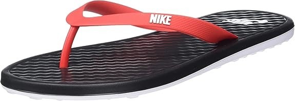 Nike Men's On Deck Slipper Flip Flop CU3958-007 Black/White-University Red 7