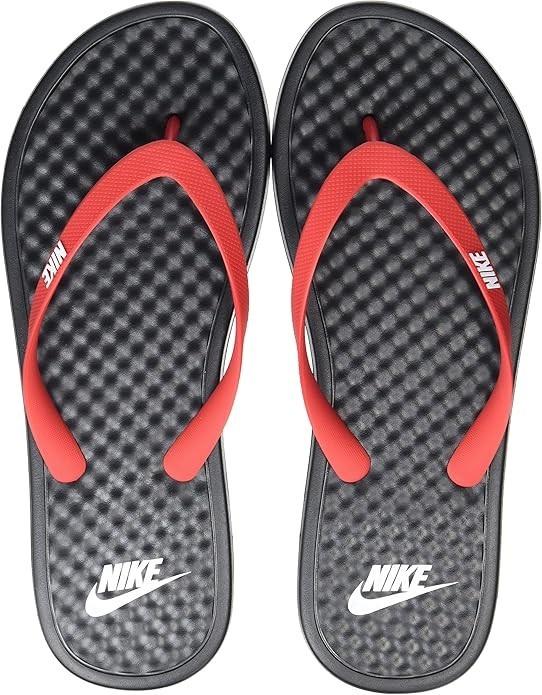 Nike Men's On Deck Slipper Flip Flop CU3958-007 Black/White-University Red 7