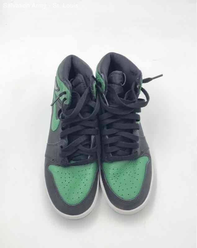 Nike Mens Jordan 1 Retro 575441-030 Green High Top Sneaker Shoes Size 5.5Y