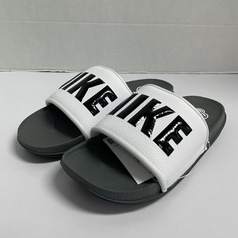 Nike Offcourt Slide Dark Grey White BQ4639 001 Size 11 Men Sandal House Slipper
