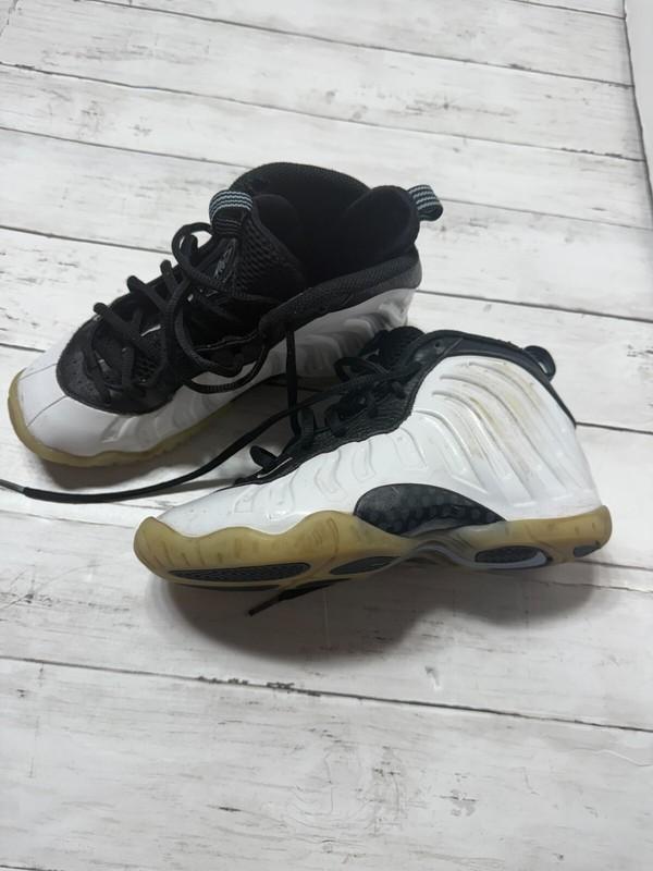 Nike Posite Indiana Boys White Little Posite One Comfort Lace Up Sneakers Shoes