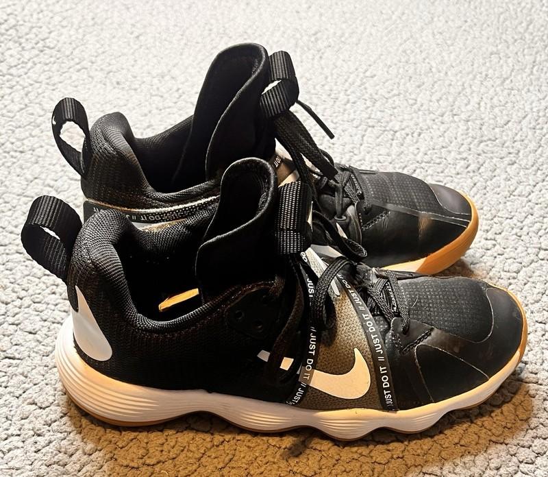 Nike React HyperSet Black And White Sneakers Boys Size 7