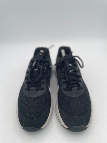Nike Revolution 6 Sneakers Boy's Sz 4Y Black Logo Running Athletic Shoes