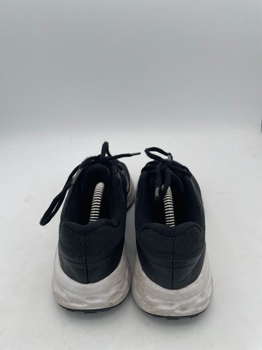 Nike Revolution 6 Sneakers Boy's Sz 4Y Black Logo Running Athletic Shoes