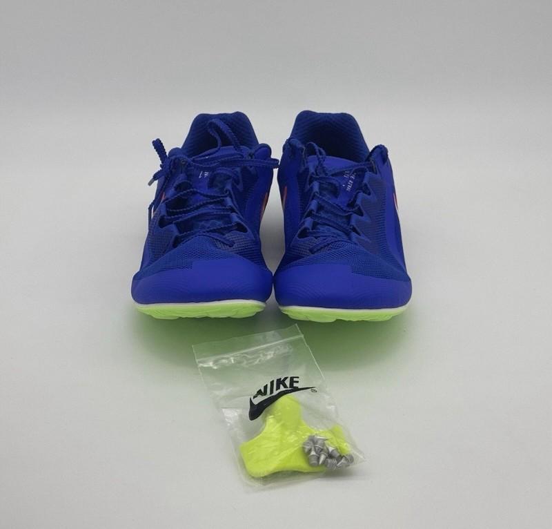 Nike Rival Multi Track & Field Spikes Cleats Mens Blue XC Running Shoes Sz 7