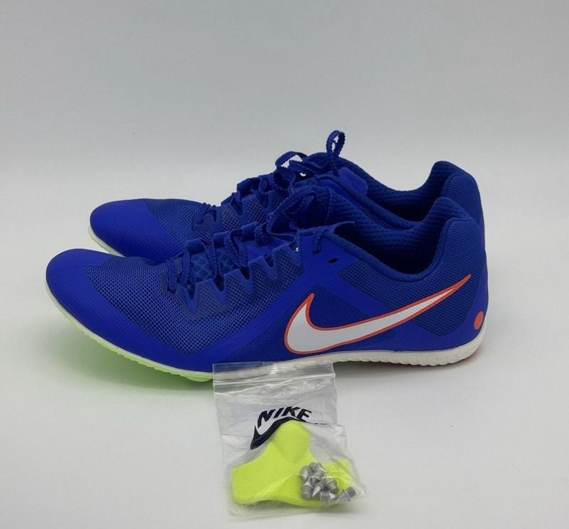 Nike Rival Multi Track & Field Spikes Cleats Mens Blue XC Running Shoes Sz 7