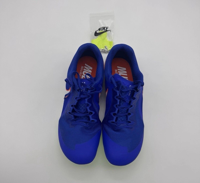 Nike Rival Multi Track & Field Spikes Cleats Mens Blue XC Running Shoes Sz 7