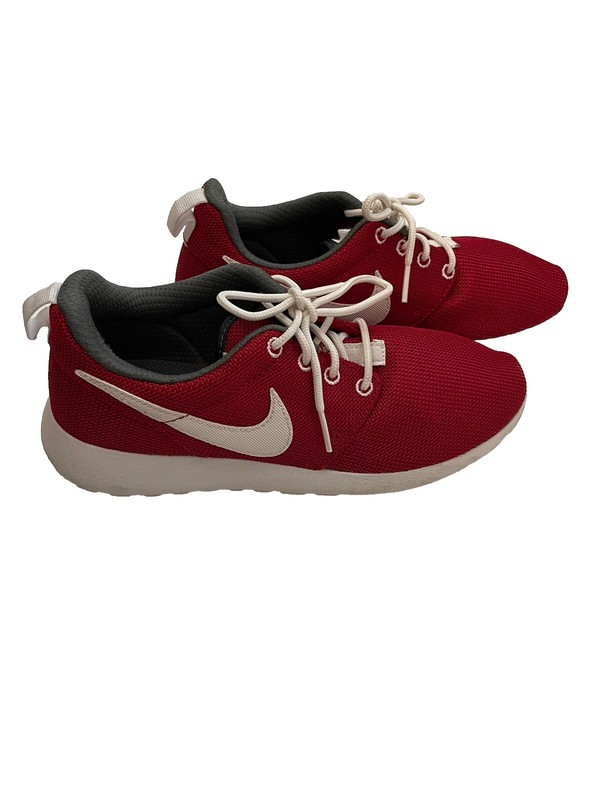 Nike Roshe One Gym Running Shoes Sneakers 4.5 Y Red & White