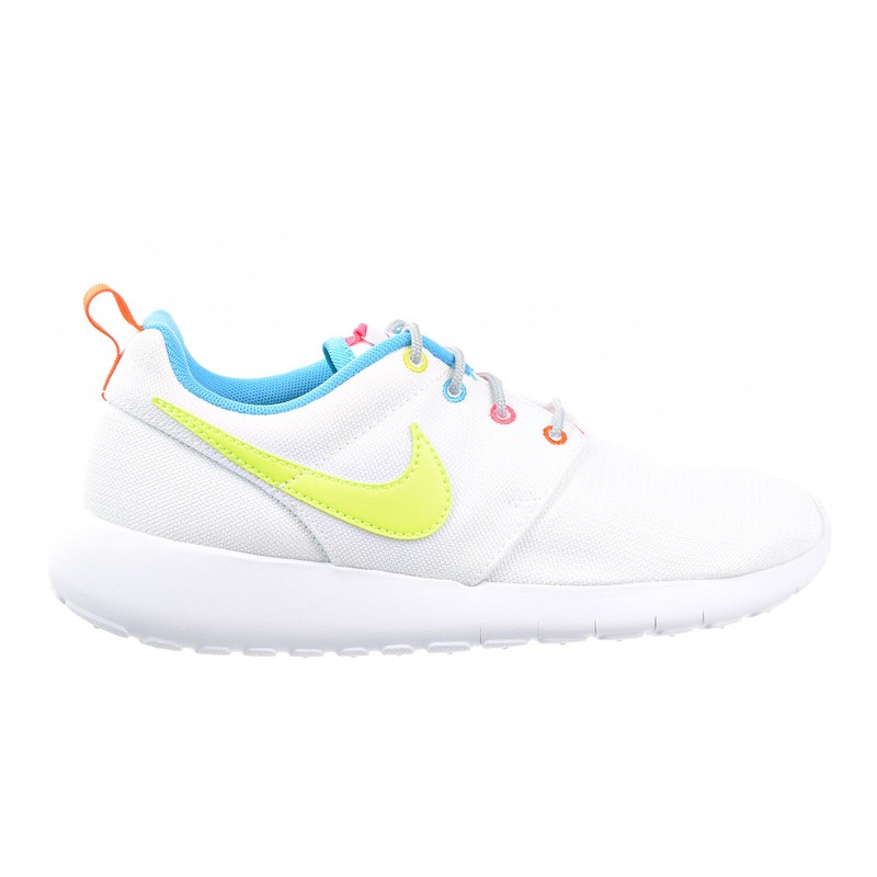 Nike Roshe Run Big Kid (GS) Shoes White-Racer Pink-Fire Pink-Volt 599729-105