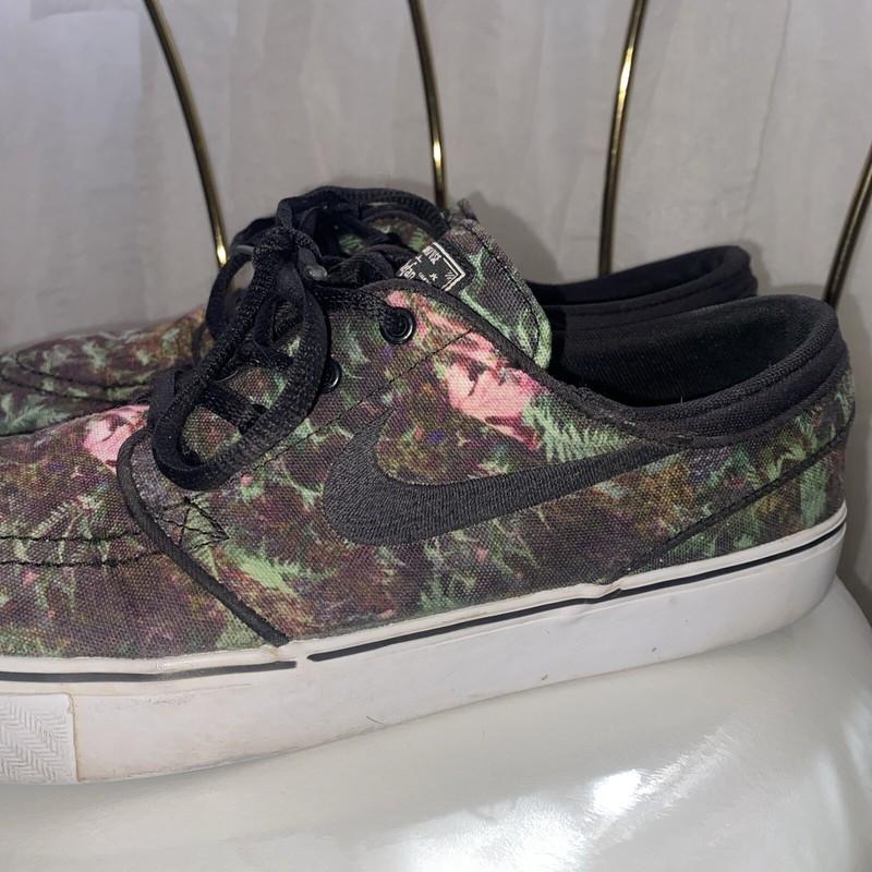 Nike Skateboarding Size 7 Y Stefan Janoski Palm Leave Skateboard Shoe Sneaker