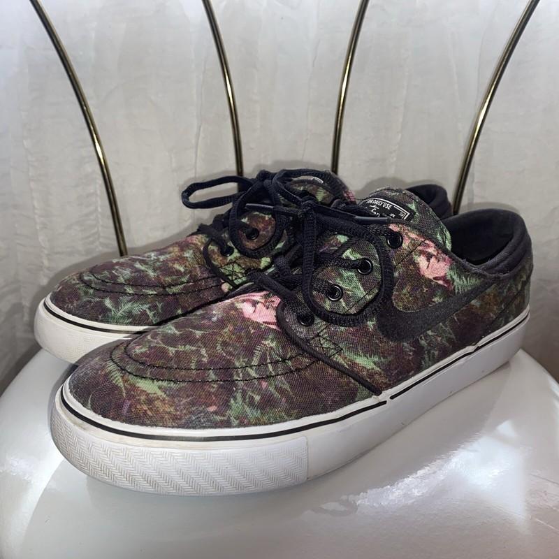 Nike Skateboarding Size 7 Y Stefan Janoski Palm Leave Skateboard Shoe Sneaker