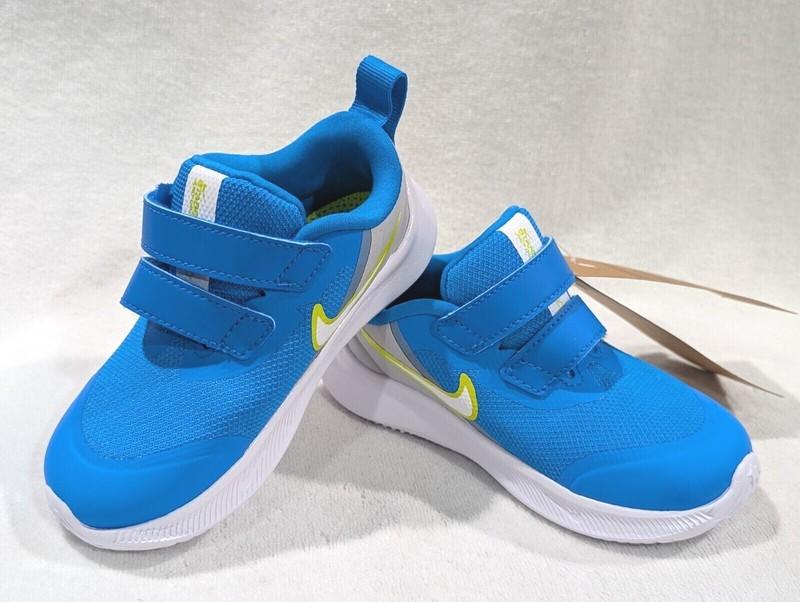 Nike Star Runner 3 (TDV) Photo Blue/Grey/White Toddler Boy's Shoes-Asst Size NWB