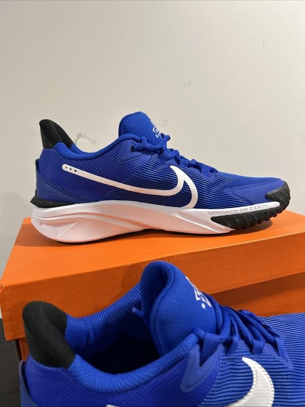 Nike Star Runner 4 NN (GS) Hyper Royal/White Boy's Slip On Sneakers GS Sizes