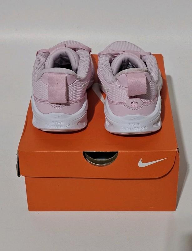 Nike Star Runner 4 NN PS Girls Shoes Pink White Running Size 12c DX7614 602
