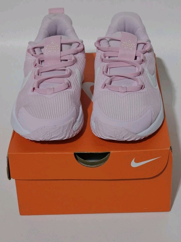 Nike Star Runner 4 NN PS Girls Shoes Pink White Running Size 12c DX7614 602