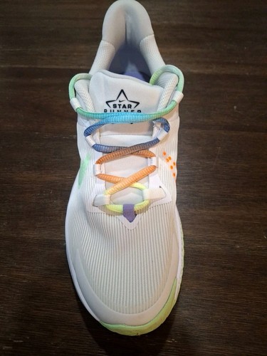 Nike Star Runner 4 NN SE (PS) White/Multi Girl's Slip On Sneakers Size:7 Youth