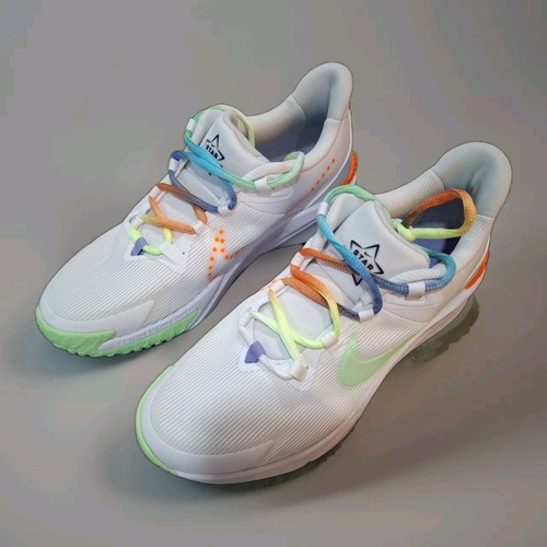 Nike Star Runner 4 NN SE (PS) White/Multi Girl's Slip On Sneakers Size:7 Youth