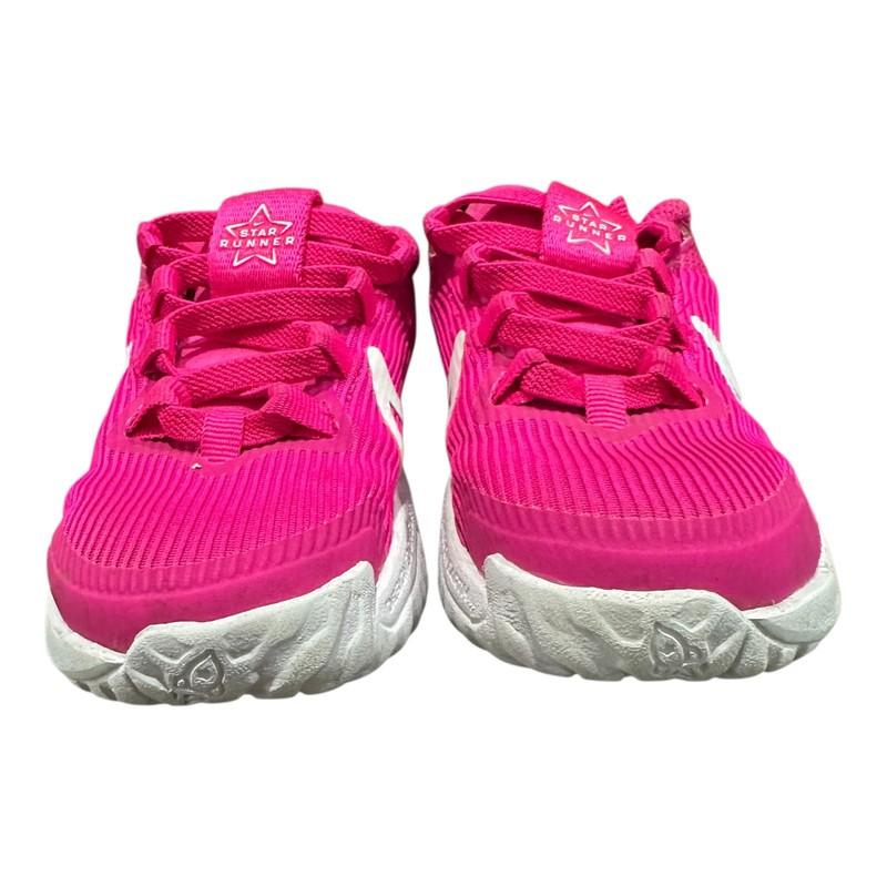 NIKE Star Runner 4 Toddler Girls Shoes Size 5C Fierce Pink - White DX7616-601