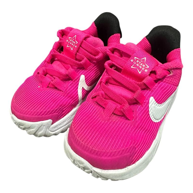 NIKE Star Runner 4 Toddler Girls Shoes Size 5C Fierce Pink - White DX7616-601
