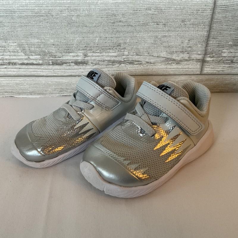 Nike Star Runner Toddler Sneakers sz 5 platinum white/silver sneakers
