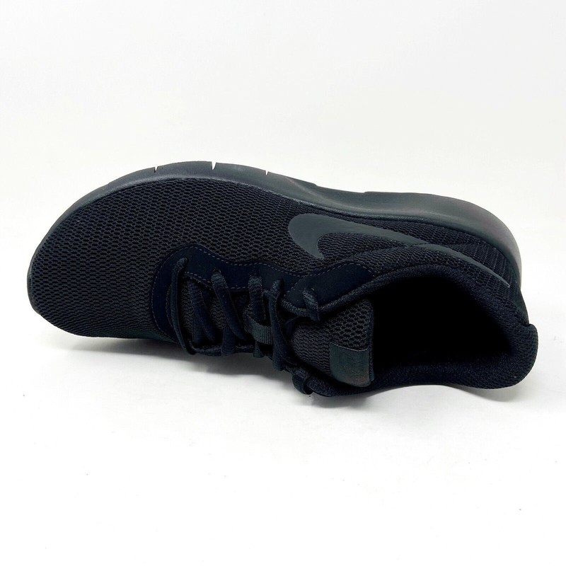 Nike Tanjun GS Triple Black Grade School Kids Running Shoes 818381 001