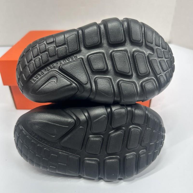 Nike Toddler Flex Runner DJ6039-001 Black/Flat Pewter Anthracite Kids Size 8c