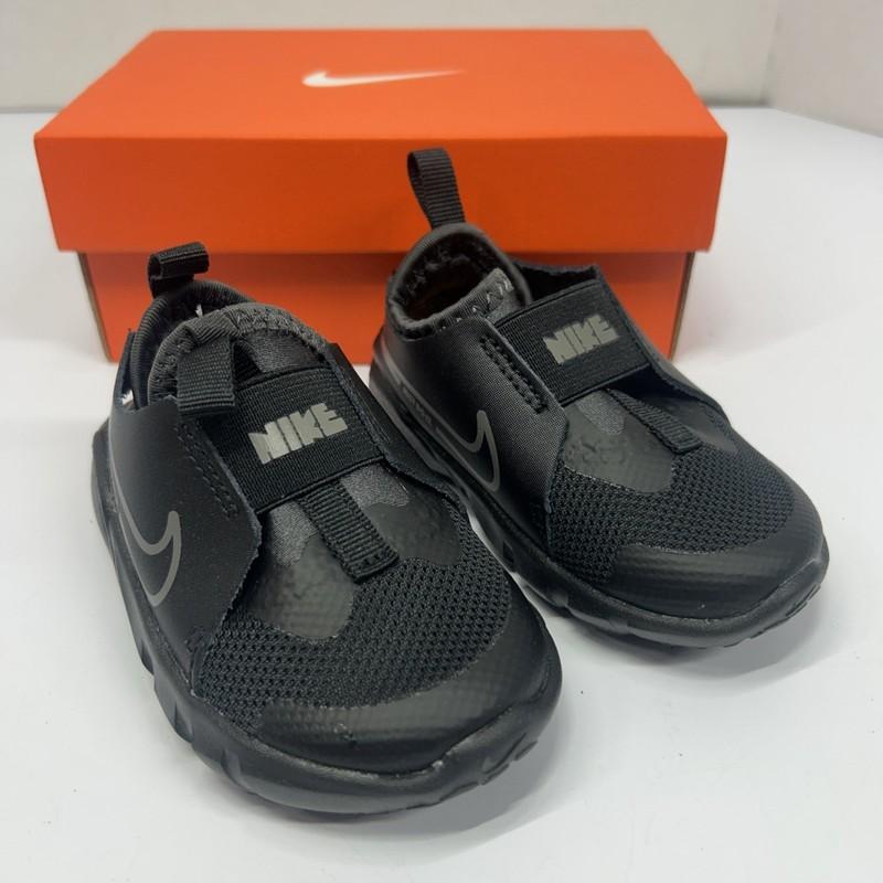 Nike Toddler Flex Runner DJ6039-001 Black/Flat Pewter Anthracite Kids Size 8c