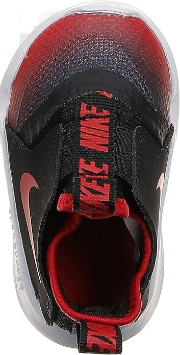 Nike Toddler Flex Runner Slip On Shoe AT4665 607 Red Black Sneakers New With Box