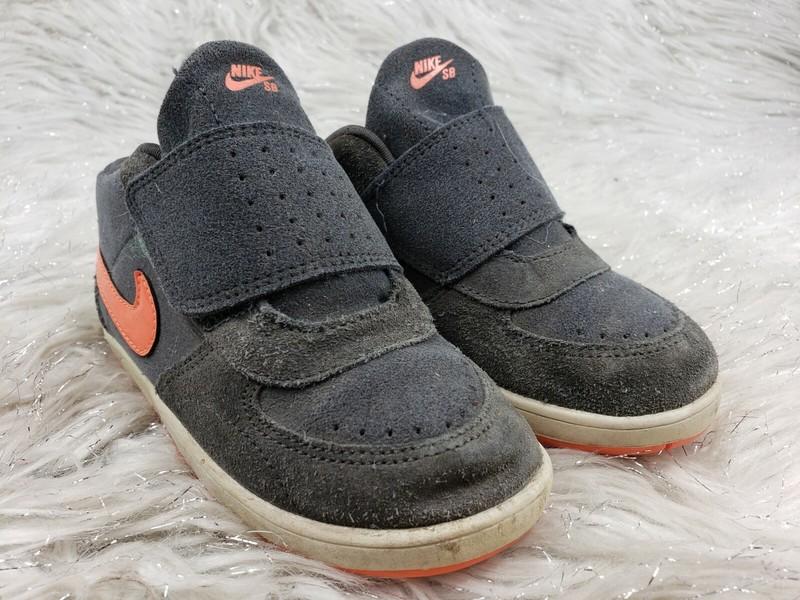 Nike Toddler Mark Mid 3 SMS 525126 081 Size 9C Grey Orange TD