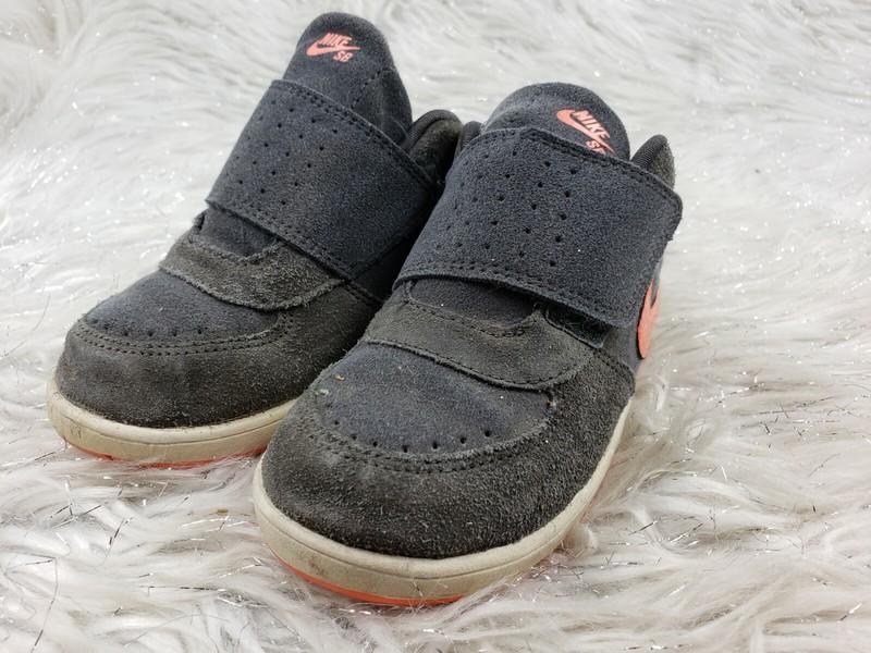 Nike Toddler Mark Mid 3 SMS 525126 081 Size 9C Grey Orange TD