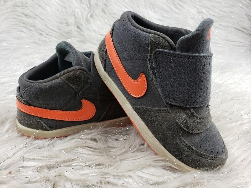 Nike Toddler Mark Mid 3 SMS 525126 081 Size 9C Grey Orange TD