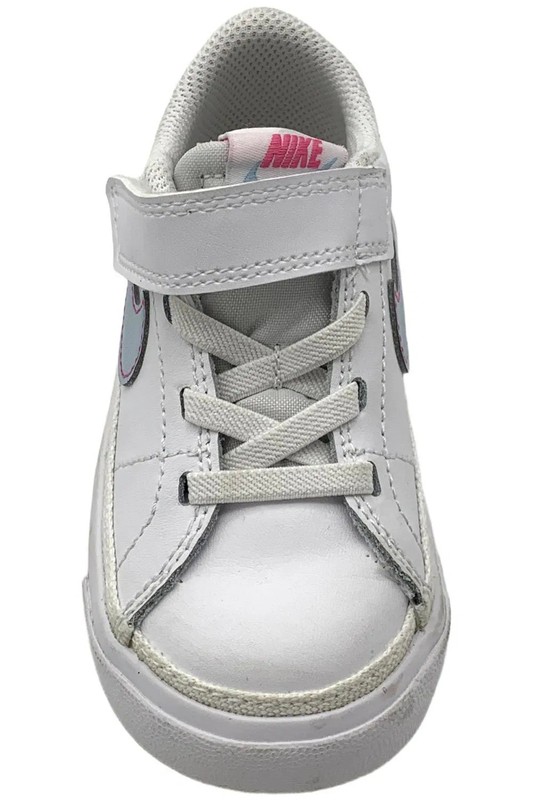 Nike Toddler's Girl Court Legacy SneakerWhite/Blue/Pink