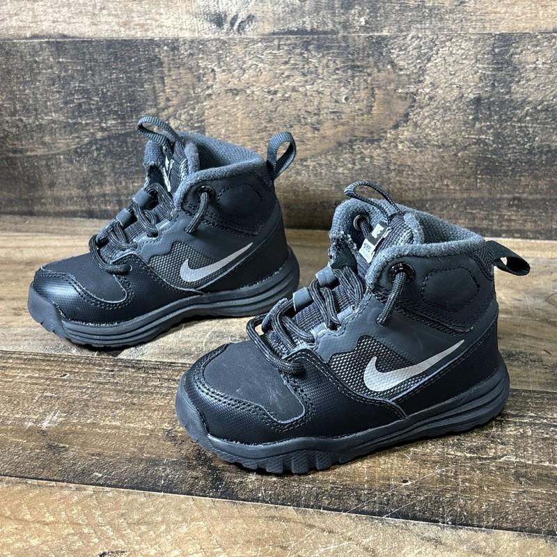 Nike Toddler Sneakers Mid Top Shoes 685623-001 H2O Repel 6C Black