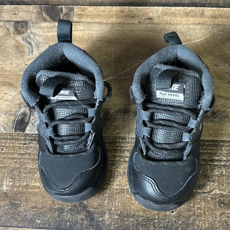 Nike Toddler Sneakers Mid Top Shoes 685623-001 H2O Repel 6C Black