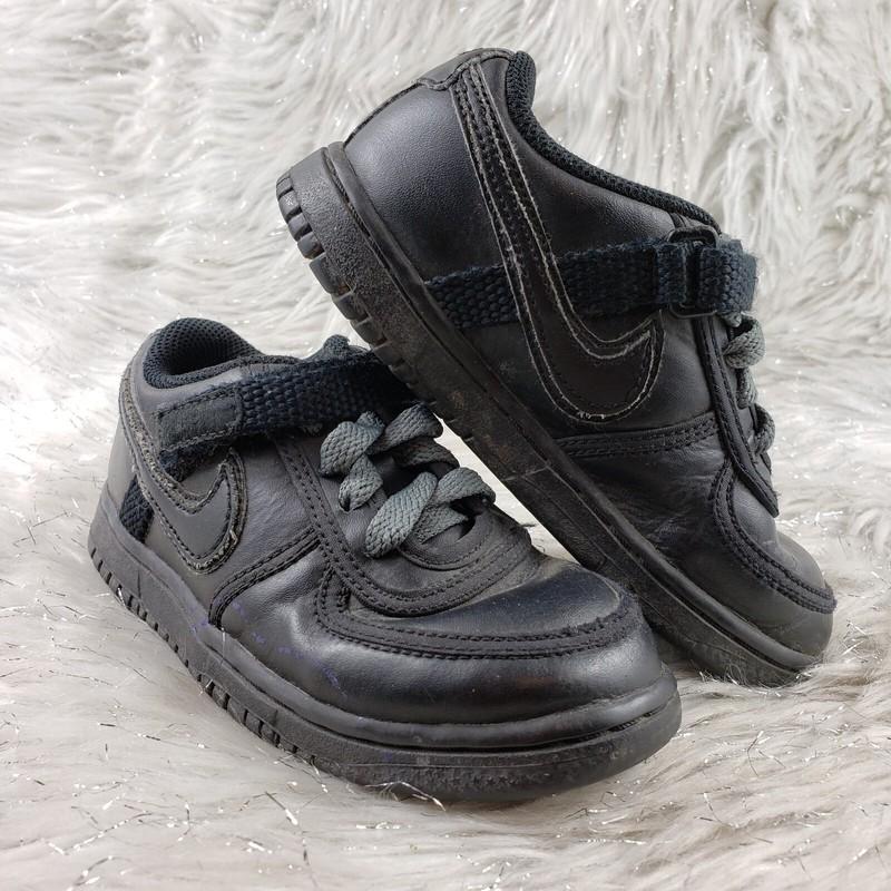 Nike Vandal Low Sneakers Black Leather 314677-001 Toddler Shoes Size 9 C