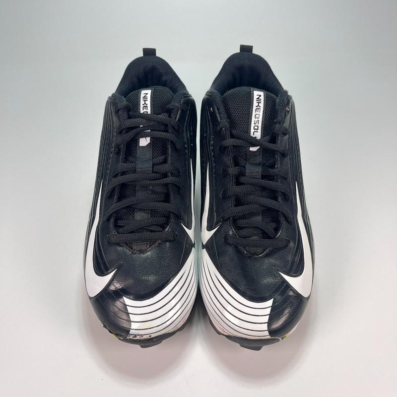 Nike Vapor Keystone 2 Low Black White Baseball Cleats 707442-010 Youth Size 6.5