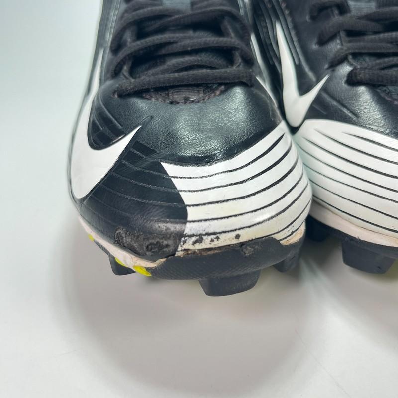 Nike Vapor Keystone 2 Low Black White Baseball Cleats 707442-010 Youth Size 6.5