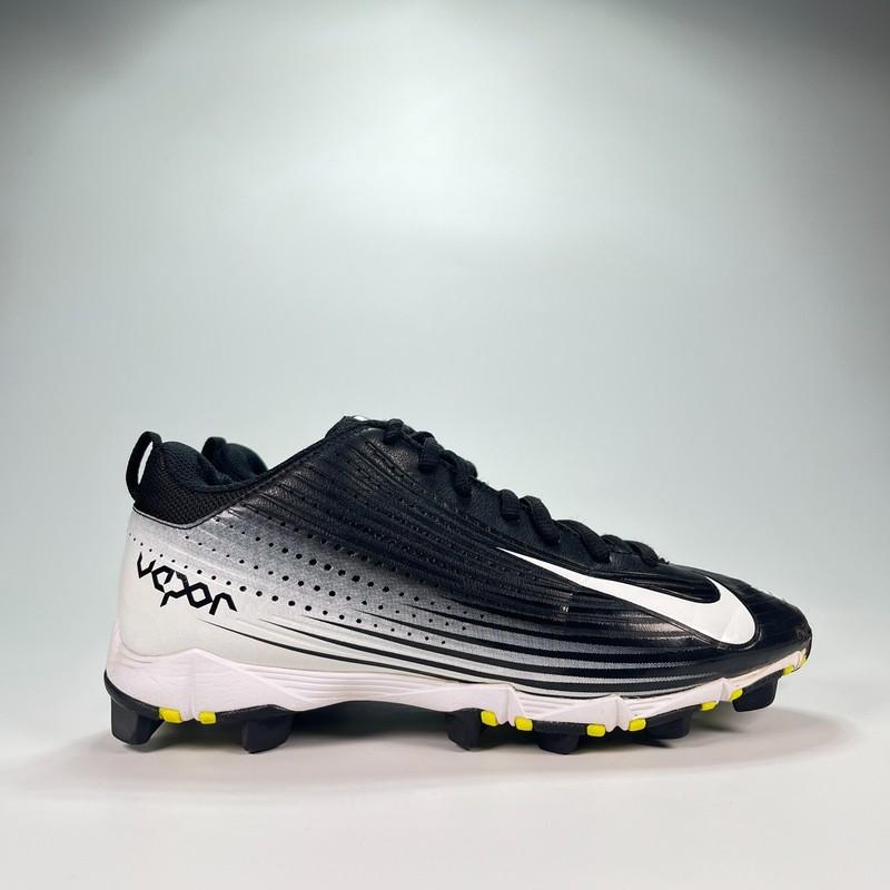 Nike Vapor Keystone 2 Low Black White Baseball Cleats 707442-010 Youth Size 6.5