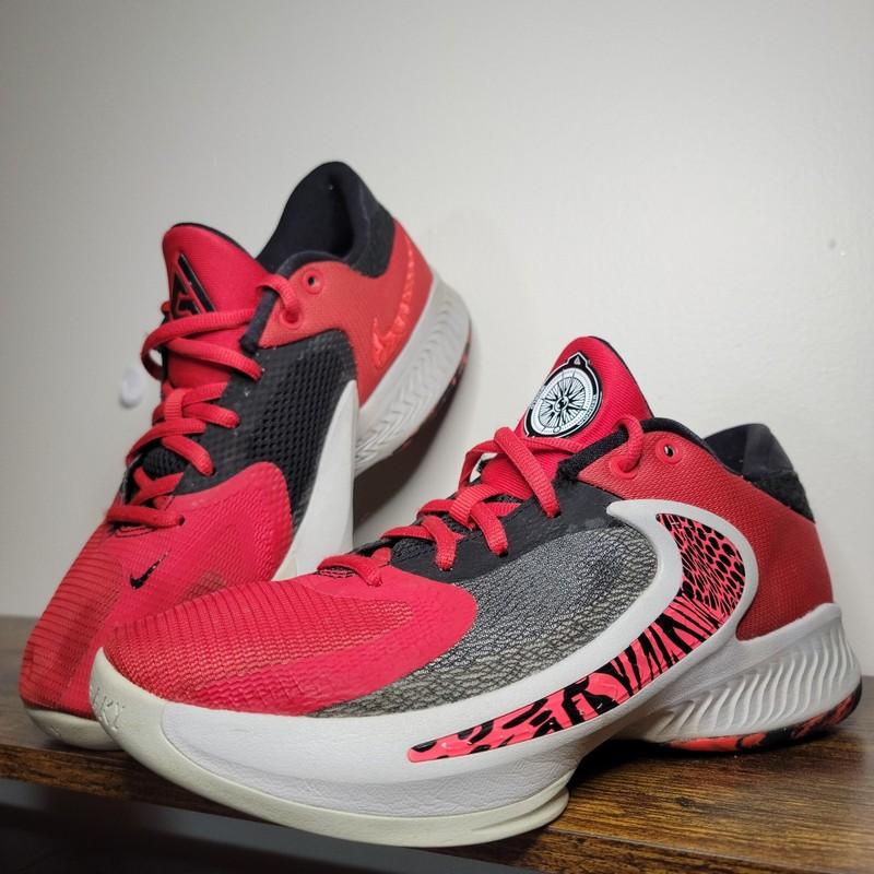 Nike Zoom Freak Safari Size 7Y Sneaker Shoes University Red Crimson Boy Girl Kid