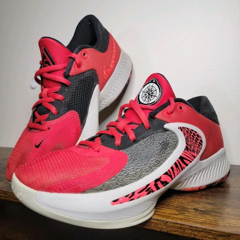 Nike Zoom Freak Safari Size 7Y Sneaker Shoes University Red Crimson Boy Girl Kid