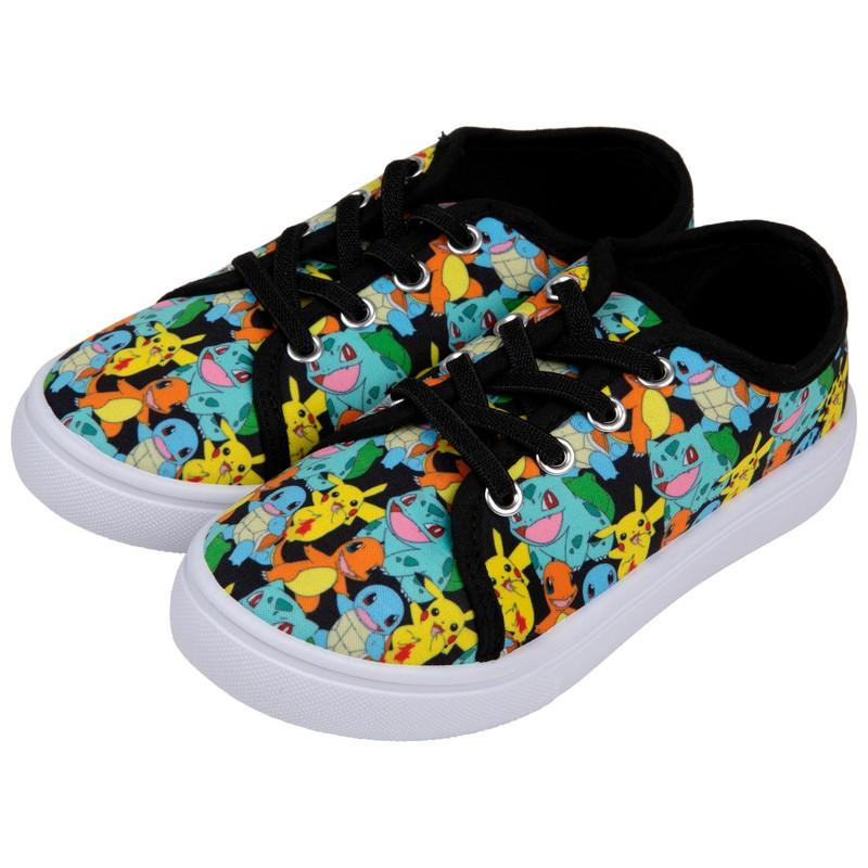 Nintendo Pokémon The Original Four Types All Over Print Boy's Shoes Multi-Color
