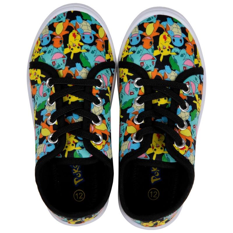 Nintendo Pokémon The Original Four Types All Over Print Boy's Shoes Multi-Color