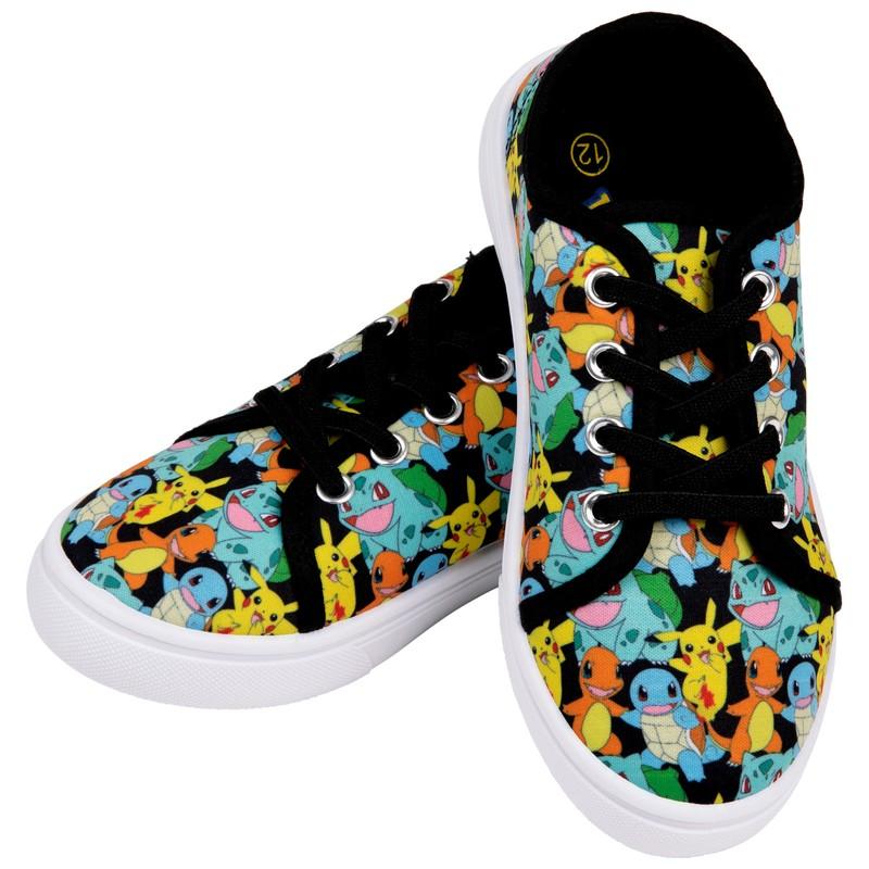 Nintendo Pokémon The Original Four Types All Over Print Boy's Shoes Multi-Color