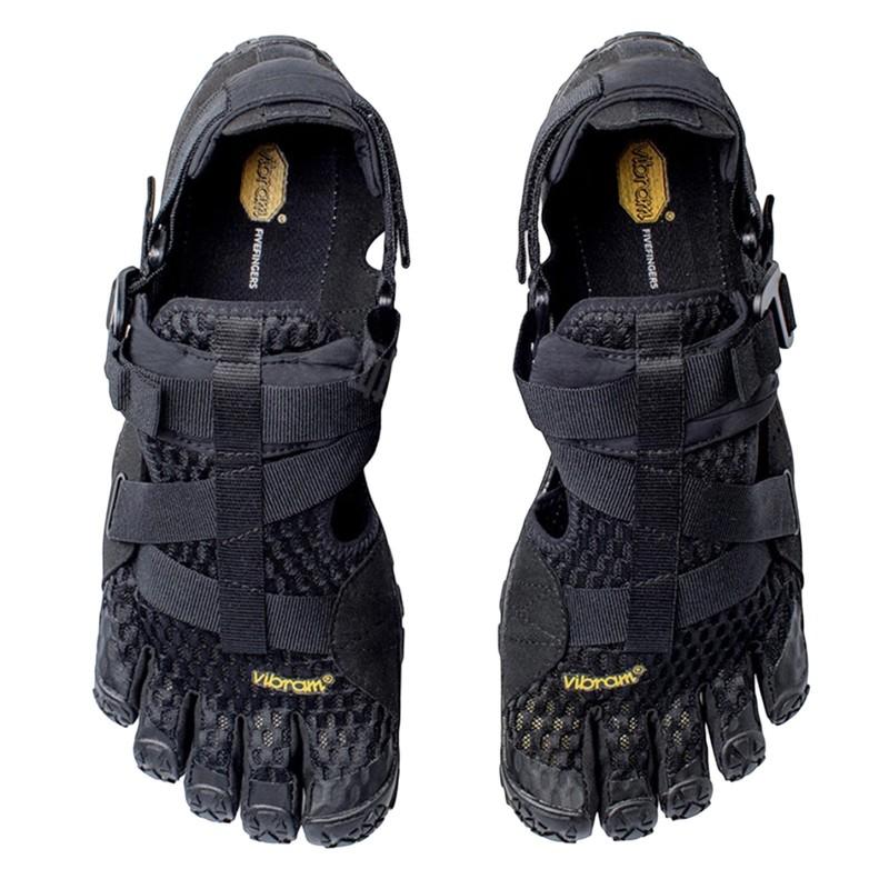 Non-Slip Split-Toe Vibram FiveFinger Yoga Shoes Women's Pilates & Dance Black