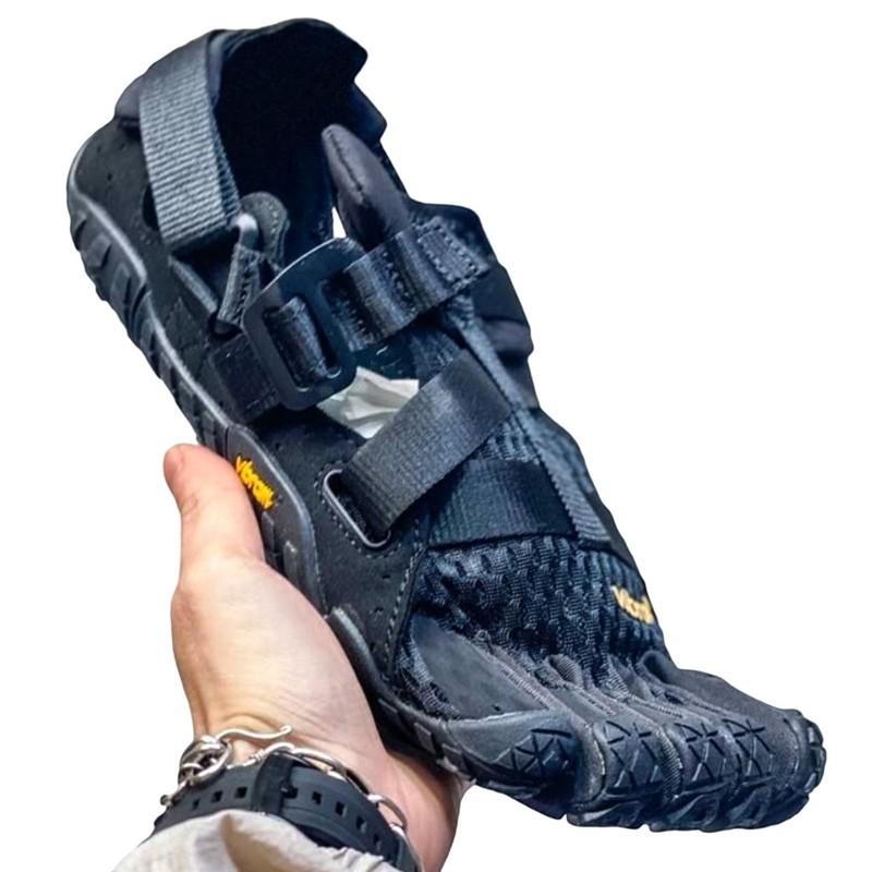 Non-Slip Split-Toe Vibram FiveFinger Yoga Shoes Women's Pilates & Dance Black