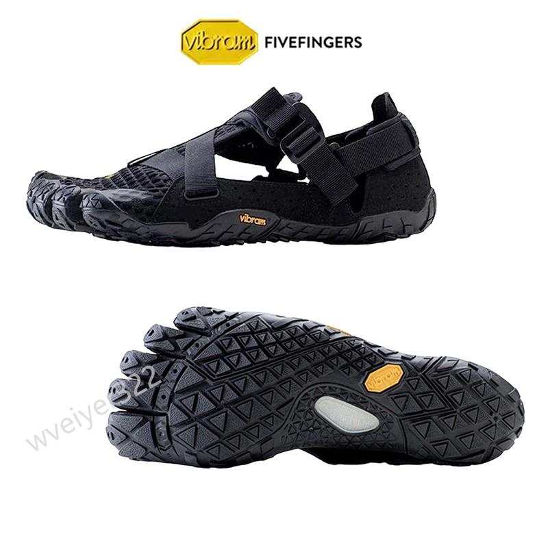 Non-Slip Split-Toe Vibram FiveFinger Yoga Shoes Women's Pilates & Dance Black